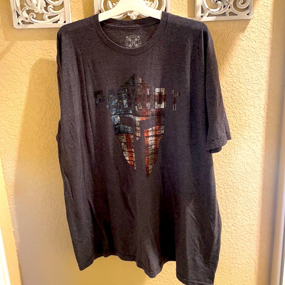 Men’s howitzer patriot MFG gray t shirt sz 3XL